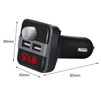 Multifunkčné Bezdrôtové Bluetooth Car MP3 Prehrávač, FM Rádio, LCD, 2 USB Ruky Volania Zadarmo Auto Auto Vintage Symbian H129