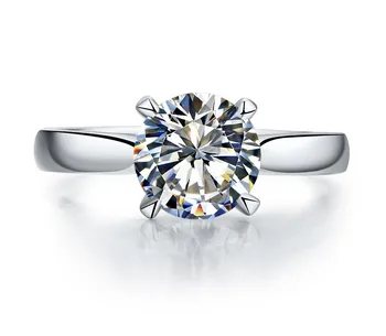 925 Sterling Silver Šperky Test Pozitívny 1CT D-E Moissanite Diamantový Prsteň Krásy S925 Zapojenie Šperky pre Ženy