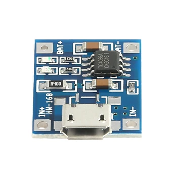 TP4056 5V TENSTAR ROBOT 1A Micro USB 18650 Lítiové Batérie, Nabíjanie Rada Nabíjačku Modul+Ochrany Dual Funkcie