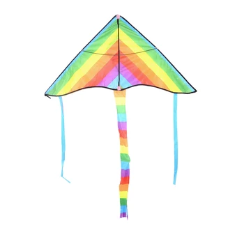 Bez Ovládacieho Panela A Linka Drakov Rainbow Kite Vonkajšie Dlhý Chvost Nylon Hračky Pre Deti, detský Kite Stunt Kite Surf