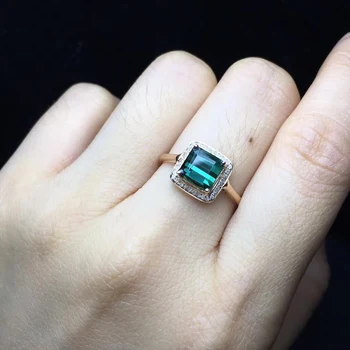 Veľkoobchod SGARIT blue topaz prírodný drahokam 18K zlato prsteň prívesok náhrdelník šperky set pre ženy, angažovanosti, výročie svadby