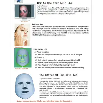 7 Farba Pleťová Maska Fotón Terapia Masku na Tvár Nástroj Krku Omladenie Pleti Proti Akné Kozmetické Ošetrenie Vrások Salon Domov LED