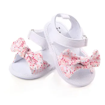 Letné Veľké predajné new horúce baby bow batoľa sandále dievča vzdelávania prvé prechádzky sandály mäkké dno lx17