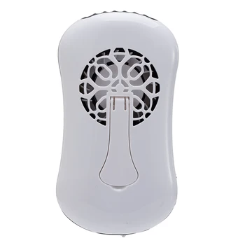 USB Zaočkovaný Mihalnice Curling Vlasov Fúkanie nechty, nohy a brnenie Mini Pocket Klimatizácia Nabíjateľná Ventilátor + Zrkadlo 2 v 1