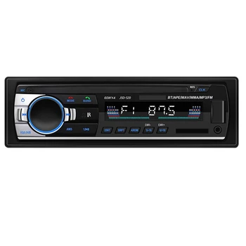 1Din Auto MP3 Prehrávač s Bluetooth Autoradio Stereo Rádio FM, AUX Vstup Prijímač SD, USB Prehrávač Hudby 12V Multimediálne Rádio